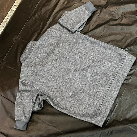 3 for $30 Ashworth Men's Heather Gray Zip-Up Sweater/ Hockey inspired - Picture 3 of 7